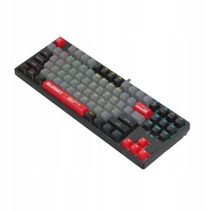 Klawiatura A4Tech A4tech Bloody Klawiatura S87, klawiatura gamingowa, mechaniczna, przewodowa, Red Switch, CZ/SK, Czarny 2
