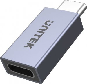 Adapter USB Unitek A1038GY01 USB-C - USB-C Szary  (A1038GY01) 3