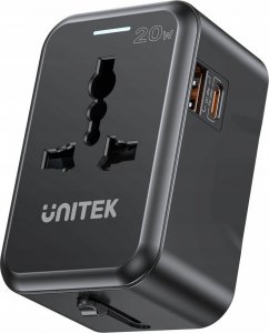 Unitek Ładowarka podróżna EU/US/UK/AUS PD 20 W 4