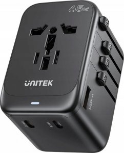 Unitek Ładowarka podróżna EU/US/UK/AUS PD 65 W 3
