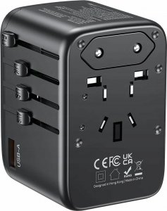 Unitek Ładowarka podróżna EU/US/UK/AUS PD 65 W 4