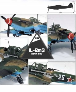 Academy Model plastikowy Il-2m3 Berlin 1945 1/48 7