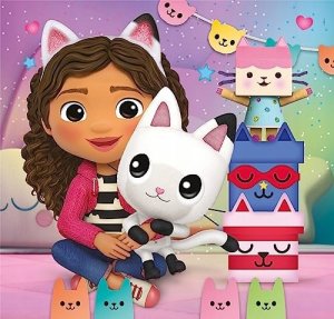 Clementoni Puzzle 3x48 elementów Super Kolor Koci Domek Gabi 2