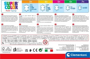 Clementoni Puzzle 3x48 elementów Super Kolor Koci Domek Gabi 6