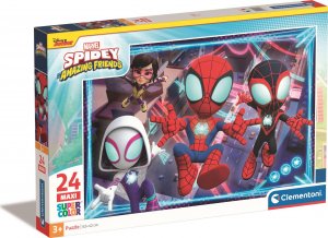 Clementoni Puzzle 24 elementy Maxi Super Kolor Spidey i super-kumple 1