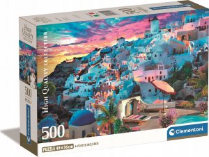 Clementoni Puzzle 500 elementów Compact Grecki widok 2
