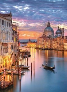 Clementoni Puzzle 500 elementów Compact Oświetlona Wenecja 4