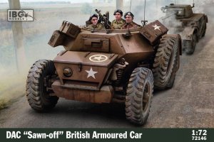 Italeri Model plastikowy DAC Sawn off British Armoured Car 1/72 1