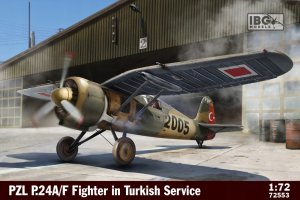Italeri Model plastikowy PZL P.24A/F Fighter in Turkish Service 1/72 1