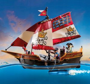 Figurka Playmobil Zestaw z figurkami Pirates 71418 Statek piracki 3