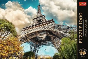 Trefl Puzzle 1000 elementów Premium Plus Wieża Eiffel Paryż Francja 3