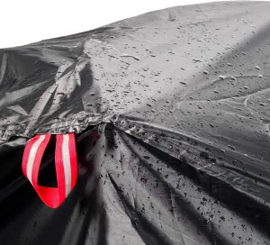 Hurtel Wodoodporny pokrowiec na rower rozmiar M - czarny 4