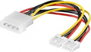 PremiumCord PREMIUMCORD Kabel napájecí HDD, FDD 5,25"-2x3,5" 1