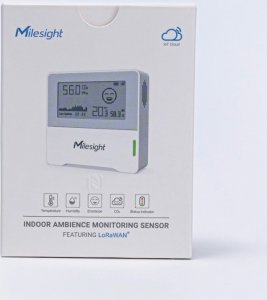 MILESIGHT Milesight AM103L Czujnik jakości powietrza LoRaWAN 3w1 Pomiar: Temperatury Wilgotności CO2 Kompaktowe Rozmary Bateryjny 10