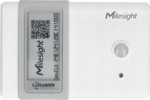MILESIGHT Milesight AM107 Czujnik monitorowania otoczenia wewnętrznego LoRaWAN 7w1 Pomiary: Temperatury Wilgotności Co2 Ciśnienia Ruchu Natężenia Światła TVOC wyświetlacz E-Ink Bateryjny 12