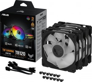 Wentylator Asus TUF Gaming TR120 ARGB Reverse 3-pack (90DA00D0-B09020) 10