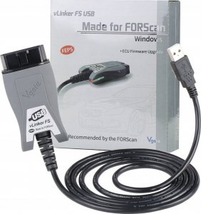 Vgate Vgate vLinker FS USB kabel diagnostyczny do FORScan Ford FEPS MS CAN 4