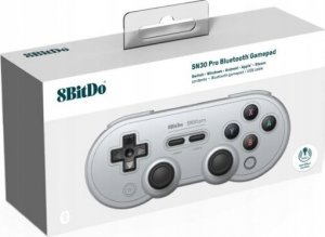 Pad 8BitDo 8BitDo SN30 Pro (Hall Effect Joystick), Gamepad (grey) 6