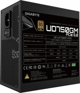 Zasilacz Gigabyte UD750GM PG5 750W ATX 3.0 (GP-UD750GM PG5) 3