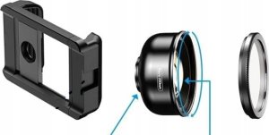 Apexel Obiektyw / Soczewka Makro 100mm Hd + Filtr Cpl + Uchwyt 1.4" / Iso Do Telefonu / Apl-hb100cpl 3