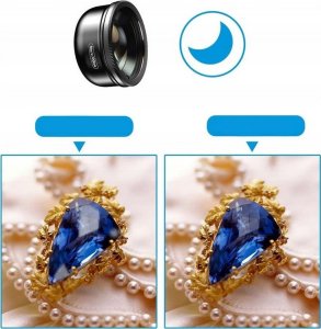 Apexel Obiektyw / Soczewka Makro 100mm Hd + Filtr Cpl + Uchwyt 1.4" / Iso Do Telefonu / Apl-hb100cpl 10