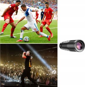 Apexel Zestaw 12w1 Obiektyw 22x Tele / Fisheye / Makro 15x / Wide 0.63x / Filtr Cpl Na Telefon Smartfon Apexel / Apl-22xdg9 11