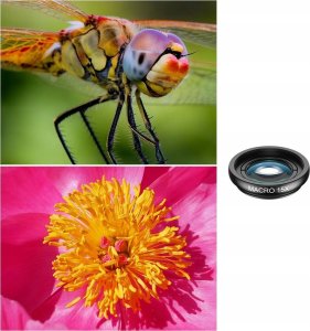 Apexel Zestaw 12w1 Obiektyw 22x Tele / Fisheye / Makro 15x / Wide 0.63x / Filtr Cpl Na Telefon Smartfon Apexel / Apl-22xdg9 10