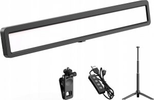 Apexel Lampa Led Na Monitor + Klips + Statyw / 3x Iso + 1.4" Do Vlog Livechat / Apexel Apl-fl06 6