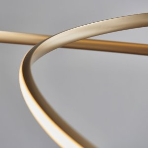 Lampa wisząca Essensey Żyrandol designerski L&-197639 Light& LED 88W 3000K ring złoty 6