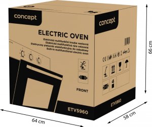 Piekarnik Concept Piekarnik elektryczny do zabudowy Air Fry ETV5960 16