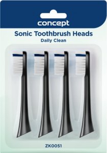 Końcówka Concept ZK0051 Końcówka szczoteczki do zębów PERFECT SMILE ZK500x, Daily Clean, 4 szt, czarne 3
