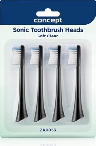 Końcówka Concept ZK0053 Końcówka szczoteczki do zębów PERFECT SMILE ZK500x, Soft Clean, 4 szt, czarny 6