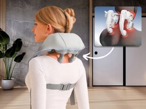 Masażer Alpha MASAŻER DO SZYI KARKU CIAŁA PLECÓW PODGRZEWANY KOŁNIERZ PAS MASUJĄCY ALPHA 6