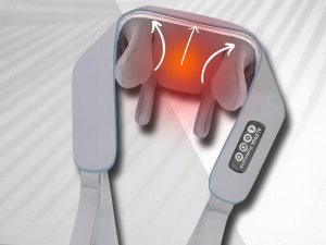 Masażer Alpha MASAŻER DO SZYI KARKU CIAŁA PLECÓW PODGRZEWANY KOŁNIERZ PAS MASUJĄCY ALPHA 7