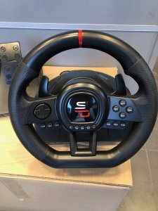 Subsonic SA5658, Steering wheel + Pedals + Joystick, PlayStation 4, Xbox One, Xbox One S, Xbox One X, Xbox Series S, Xbox Series X, D-pad, Options button, Share button, Wired, USB, Black 3