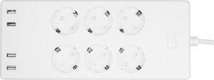 LogiLink LogiLink 6 gniazd Wi-Fi smart 1.8m biała 4