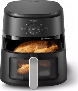Frytkownica Philips Philips NA231/00 Airfryer, 1700 W, Pan volume 6.2 L, Black, Silver | Philips Airfryer | NA231/00 | Power 1700 W | Capacity 6.2 L | Black/Silver one size 3