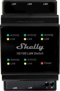 Switch Shelly Shelly Relais "Switch" 5 Ports 10/100 Mbit 2