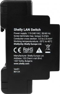 Switch Shelly Shelly Relais "Switch" 5 Ports 10/100 Mbit 3