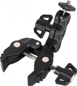 Hurtel Uchwyt zaciskowy na aparat fotograficzny i kamerę sportową GoPro Uchwyt zaciskowy na aparat fotograficzny i kamerę sportową GoPro 6