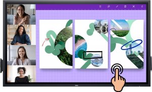 Monitor Dell Powystawowy interaktywny dotykowy Dell C5524QT z głośnikami 1