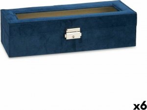 Gift Decor Pudełko na zegarki Niebieski Metal (30,5 x 8,5 x 11,5 cm) (6 Sztuk) 1