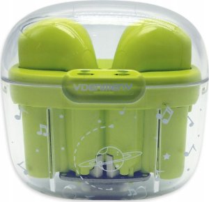 Słuchawki Vega SŁUCHAWKI BLUETOOTH DENMEN EARBUDS ZIELONE DL29 TWS> 2