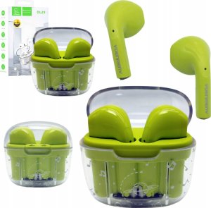 Słuchawki Vega SŁUCHAWKI BLUETOOTH DENMEN EARBUDS ZIELONE DL29 TWS> 10