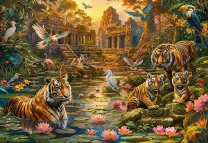 Castor Puzzle 1000 elementów Tigers Paradise 1