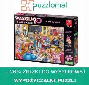 Tm Toys Puzzle 1000 elementów Wasgij Kawiarnia 1