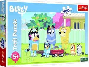 Trefl Puzzle 100 elementów Wesoły świat Bluey 4