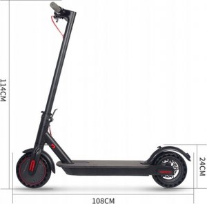 Hulajnoga elektryczna HULAJNOGA ELEKTRYCZNA IP54 LED 3 TRYBY 125KG 20KM/H SZYBKA WYTRZYMAŁA 6