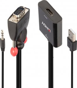 Adapter USB Lindy Adap Lindy VGA&Audio to HDMI Konverter 1