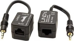 Adapter AV Lindy Jack 3.5mm - RCA (Cinch) czarny (70450) 2